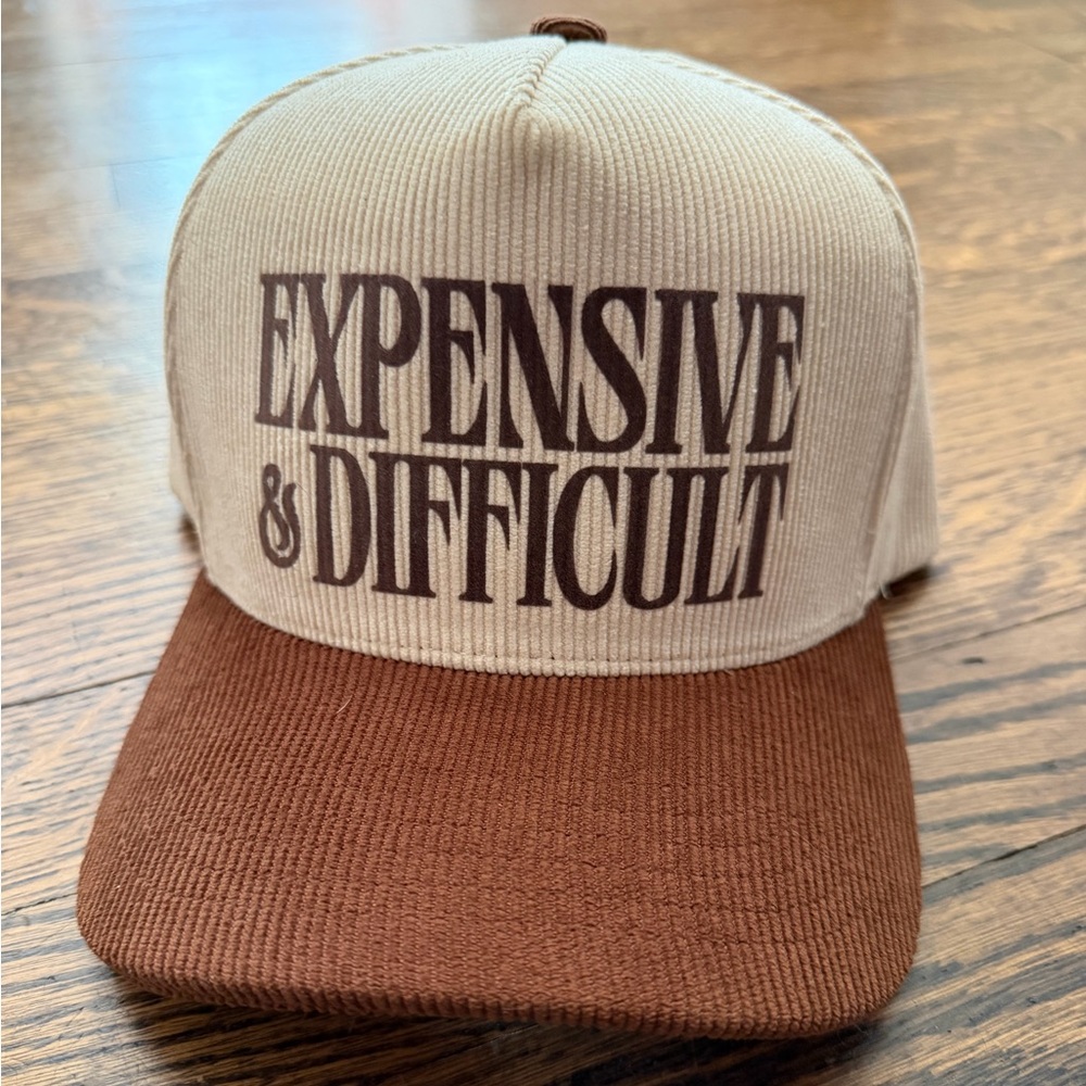 Expensive & Difficult Two-Tone Corduroy Hat - Picture 2 of 3